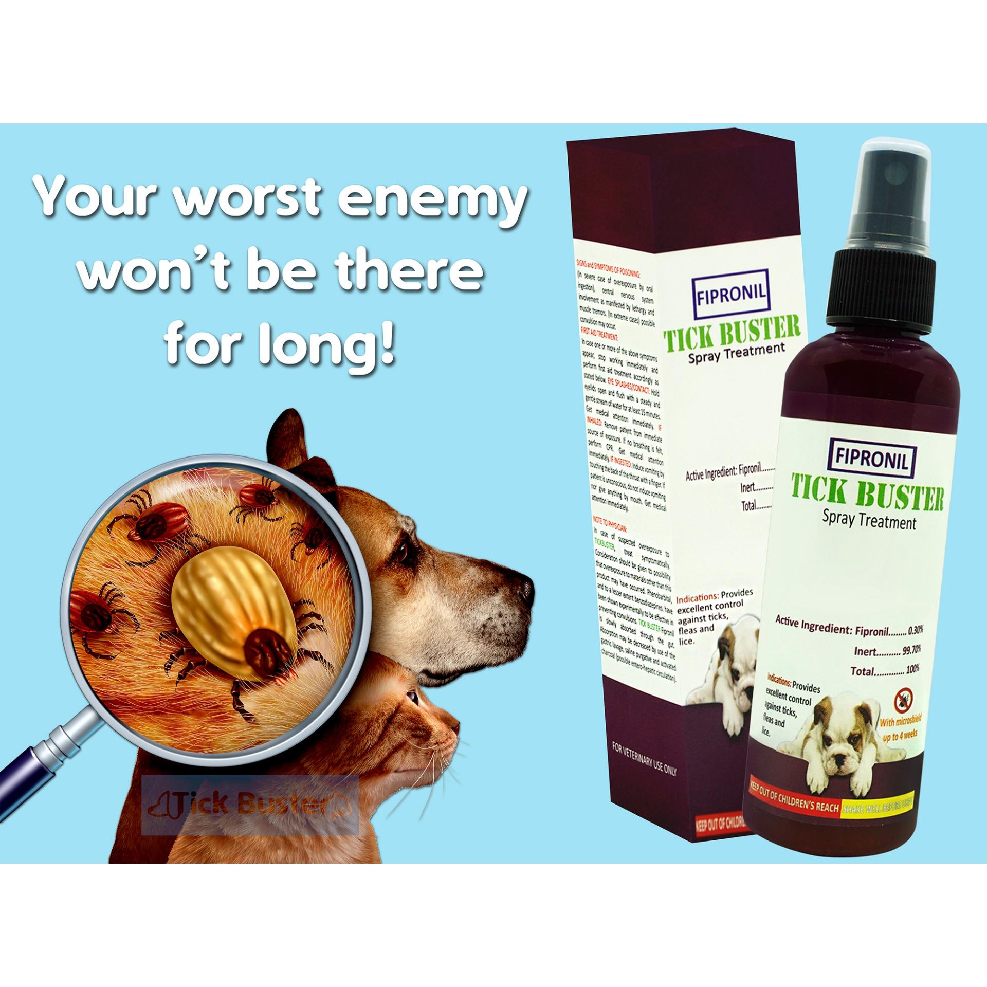 Tick Buster AntiTicks Fipronil Pet Spray Treatment 200mL review and price