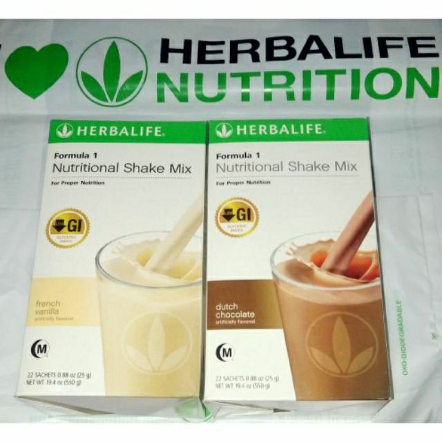 Herbalife One or 22 Sachets of Formula 1 Shake Lazada PH
