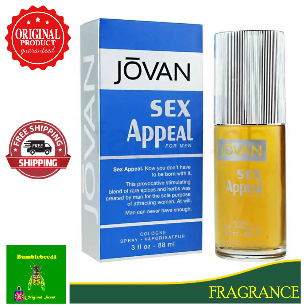 Jovan Sex Appeal for men Cologne 88ml | Lazada