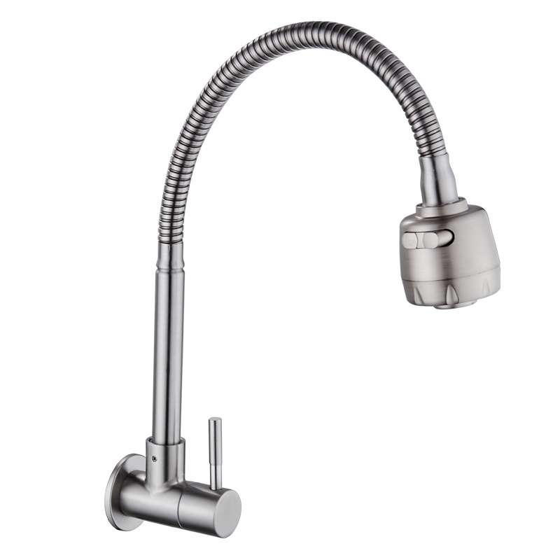 lavatory wash basin 304 Stainless Steel Universal Kitchen Faucet Single