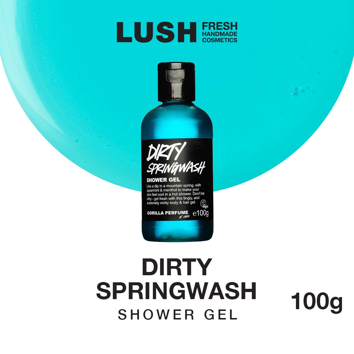 LUSH ラッシュ 公式 Dirty スプリングウォッシュ 280g ボディソープ 