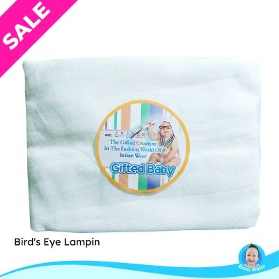 Bird's Eye Lampin Soft Absorbent Cloth Diapers XL (27 X13 inches) Plain White 1 dozen/ half dozen