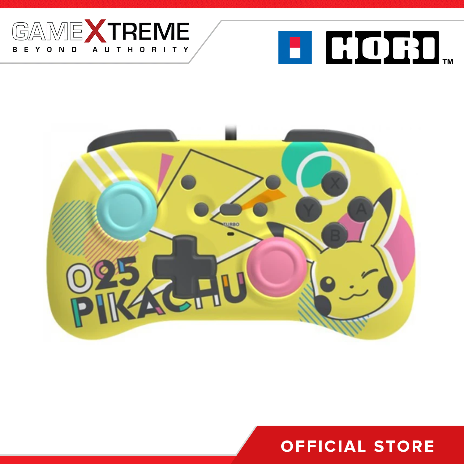 Pro Controller Hori Battle Pad Pikachu Usb Controller For Switch