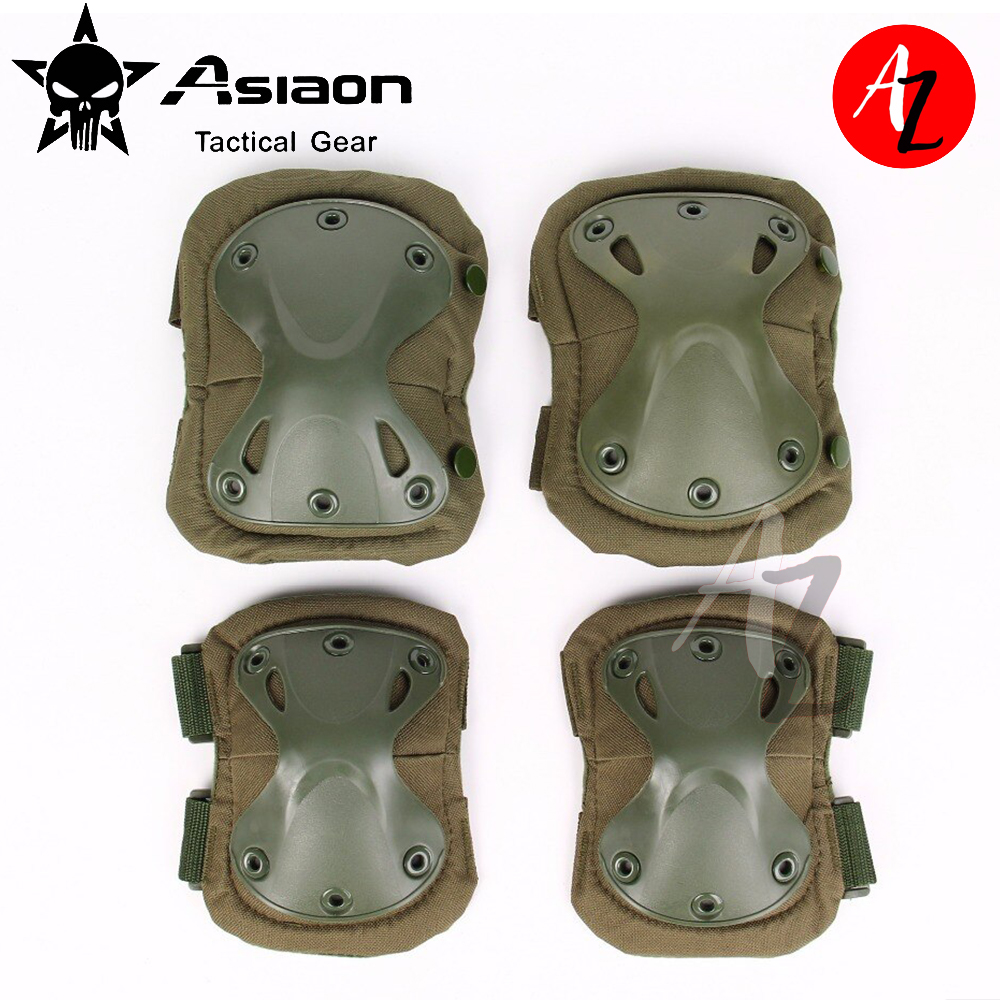 ASIAON Outdoor Military Knee Pad Protective Gear Tactical Elbow and