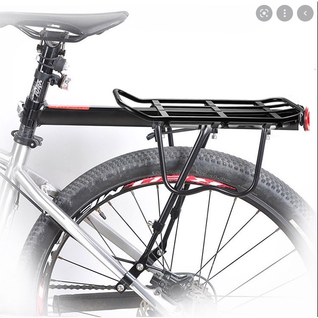 Bike Carrier MTB Black Iron Bakal Bicycle Racks Rear Luggage Rack Shelf ...