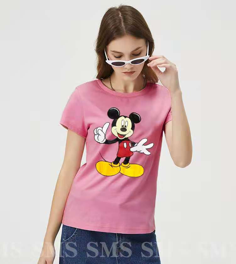 Mickey design cartoon character tee tops unisex for casual wear | Lazada PH