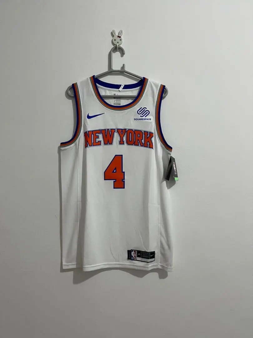 Carmelo Anthony New York Knicks #7 White Swingman Basketball