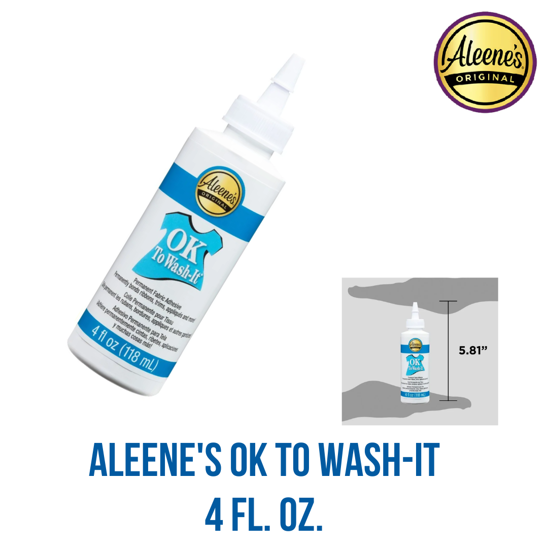 Aleene's Ok to Wash It Fabric Glue 4oz
