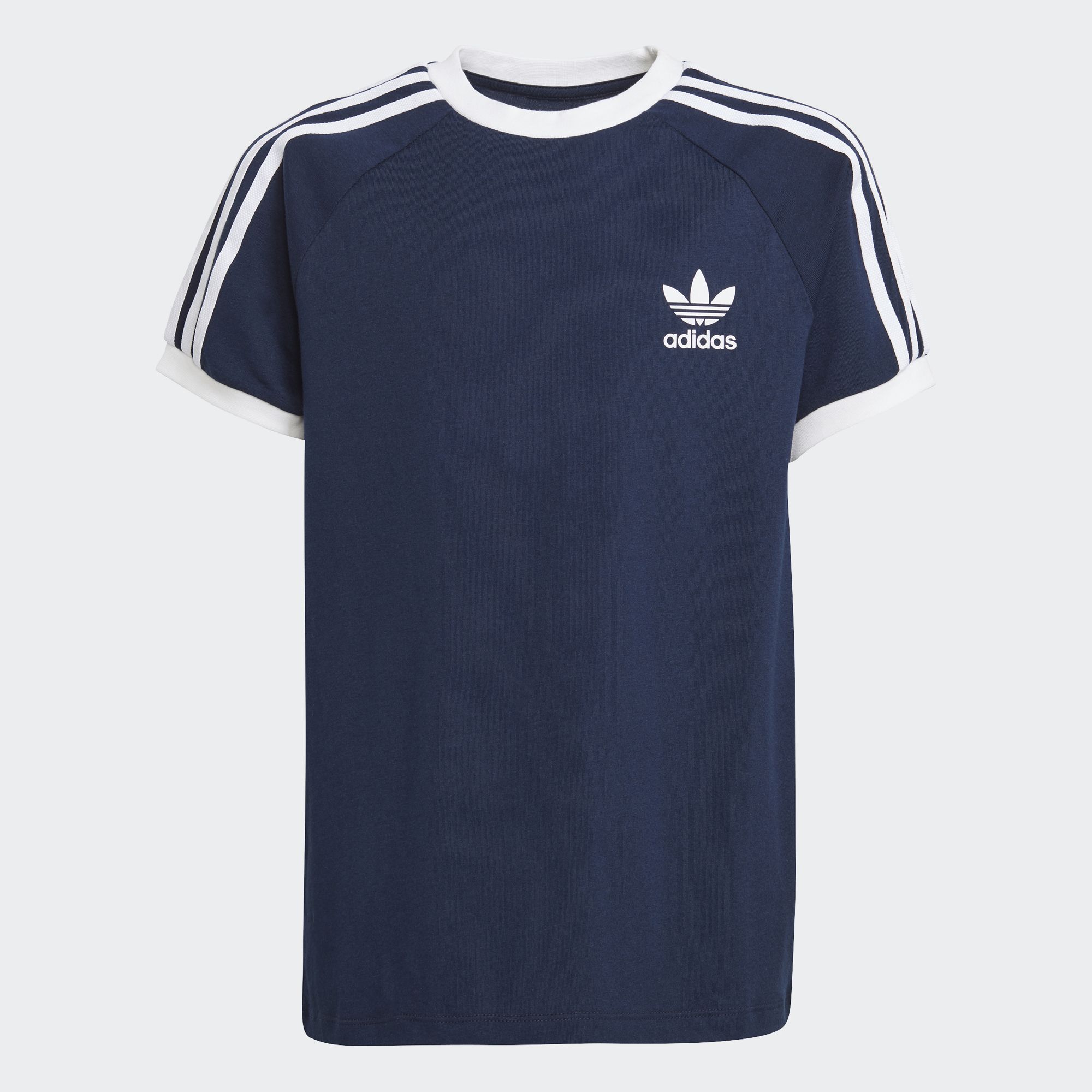 adidas ORIGINALS 3-Stripes Tee Kids Unisex Blue GN8218 | Lazada PH