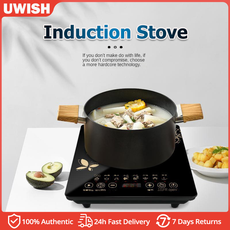 Induction Stove，2000W Portable Induction Cooker Smart Inverter Electric