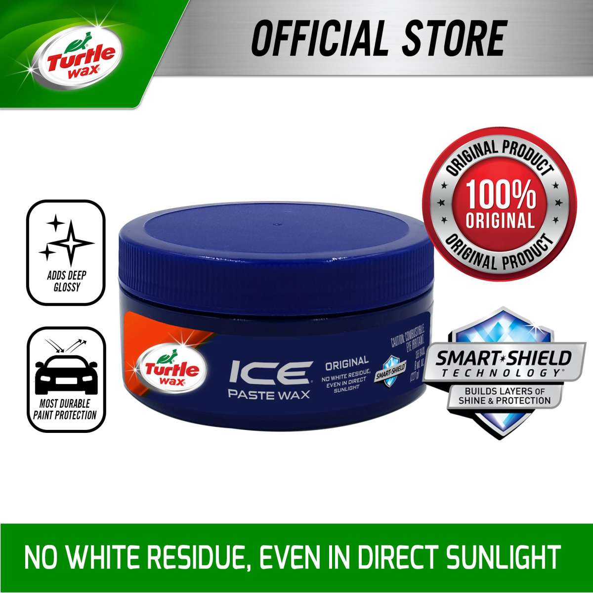 Turtle Wax Ice Premium Car Care Paste Wax 227g T465R Lazada PH