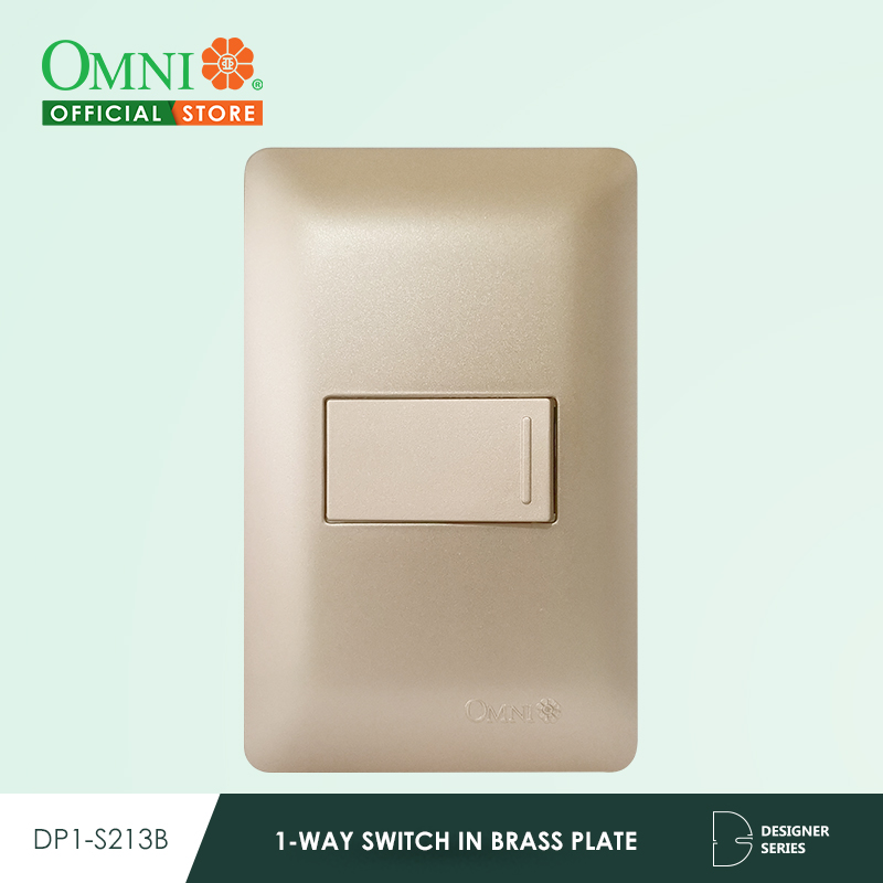 OMNI 1-Way Switch in Brass Plate - DP0-S213B | Lazada PH