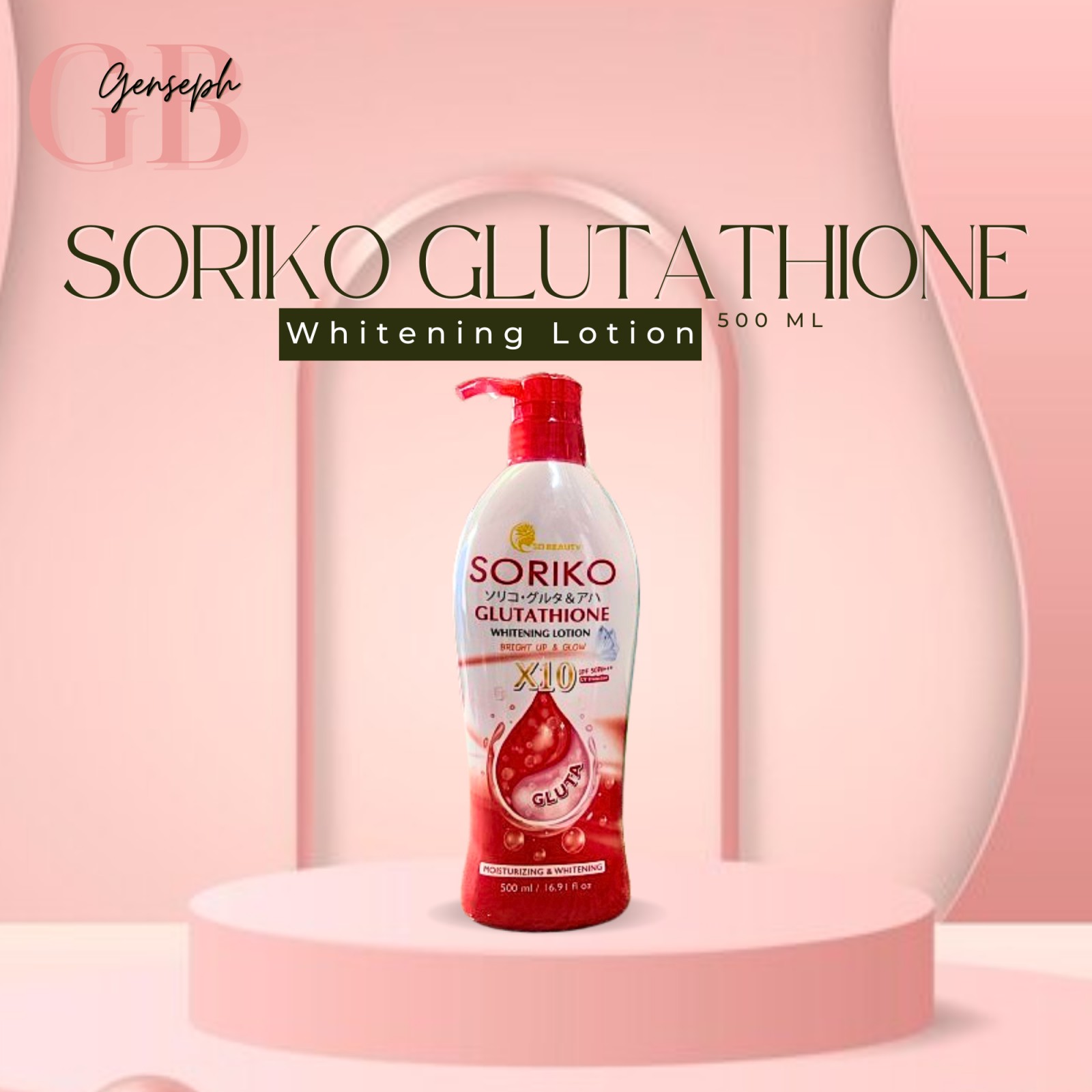 Soriko Collagen Lotion Whitening Lotion Original With SPF 50 For Men Women  UV Protection Original From Thailand Oily Dry Normal Skin Suitable Lotion  Niacinamide And Hyaluronic Acid Lotion - Lazada | Lazada PH