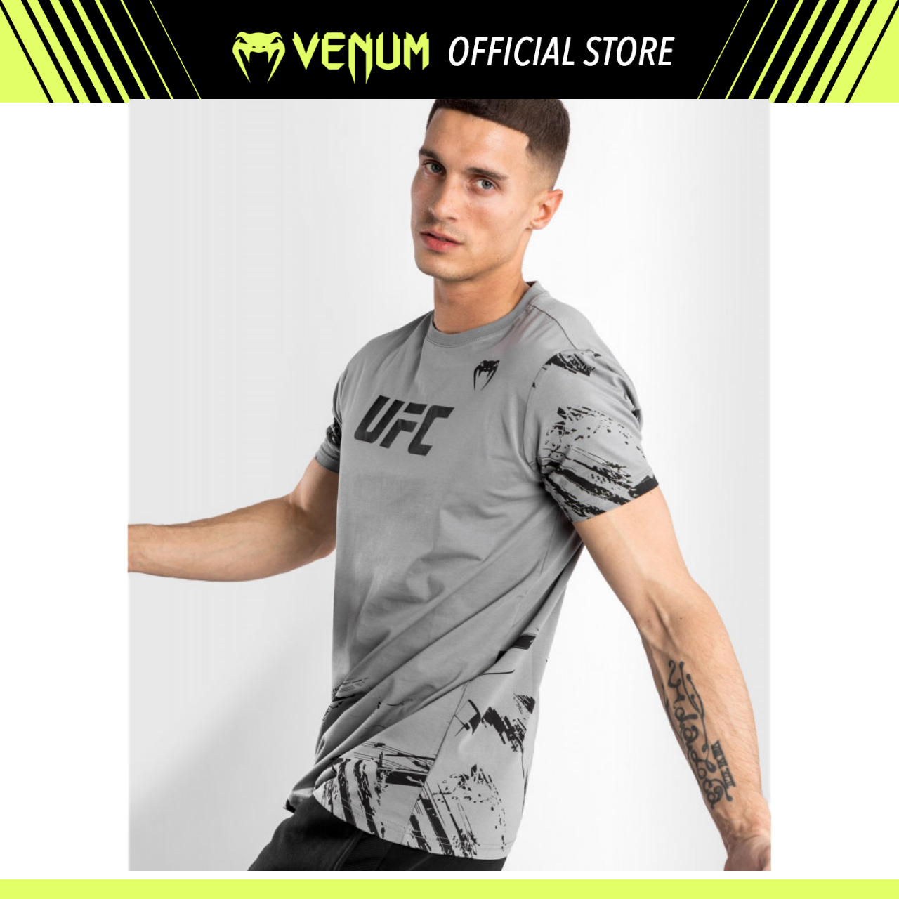 Venum UFC VENUM AUTHENTIC FIGHT WEEK MENS 2.0 SHORT SLEEVE - Print T-shirt  - white 