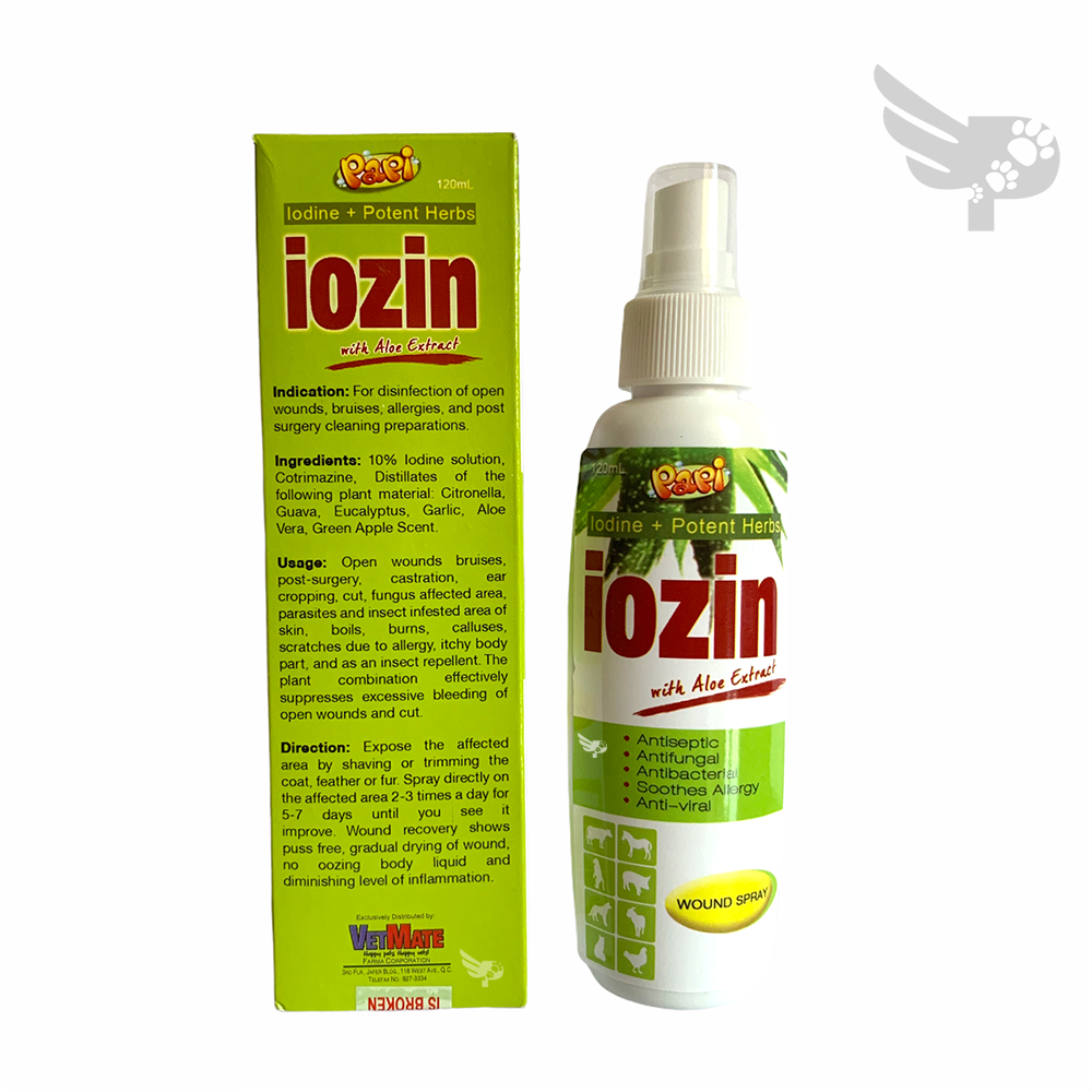 Iozin spray hot sale for dogs