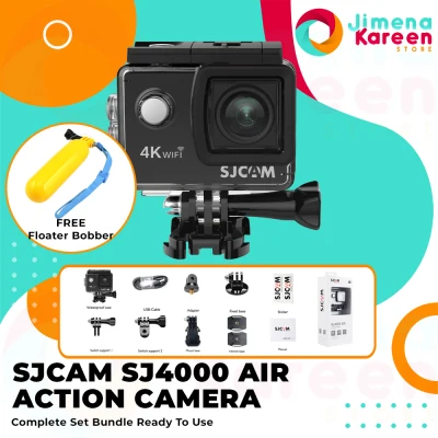 SJCAM SJ4000 AIR Action Camera Full HD 4K WIFI Sport DV 2.0 Inch Screen FREE Floater Bobber Yellow
