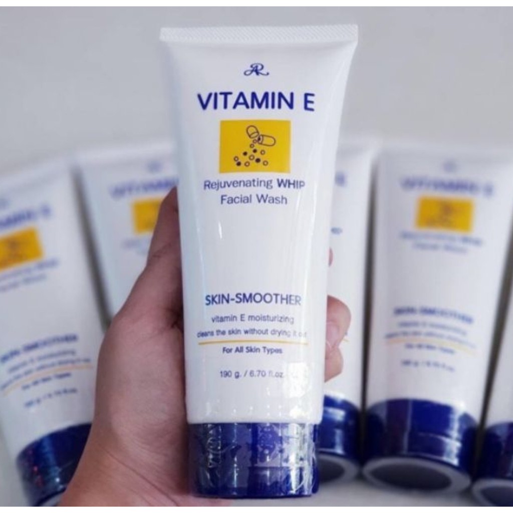 vitamin e foaming facial wash