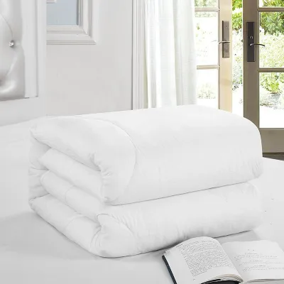 Plain White Comforter Single/Double/Queen/King size Cotton