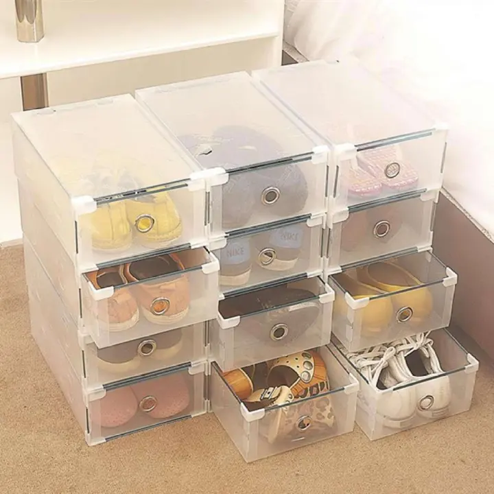 5pcs 5x Drawer Plastic Storage Plastic Drawers Foldable