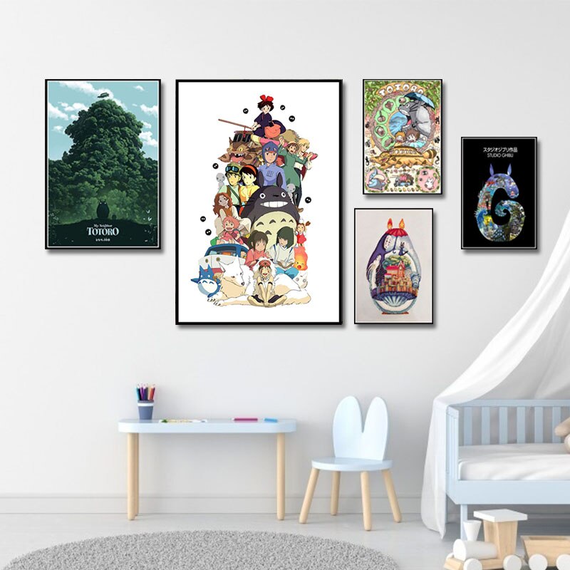 studio ghibli wall art