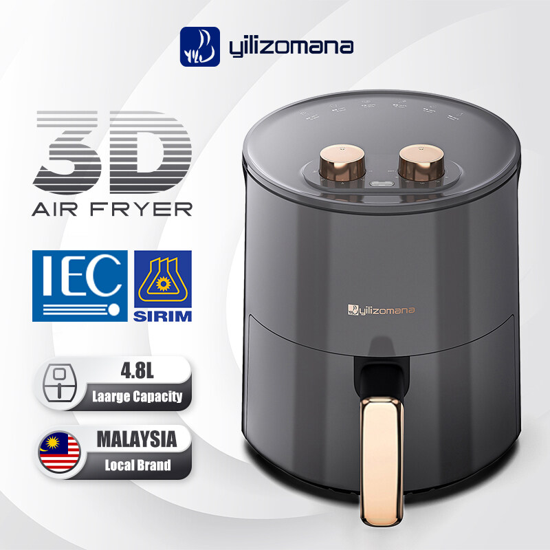 【5 Years Warranty】Yilizomana Air Fryer Oven Digital5.5L Airfryer Air