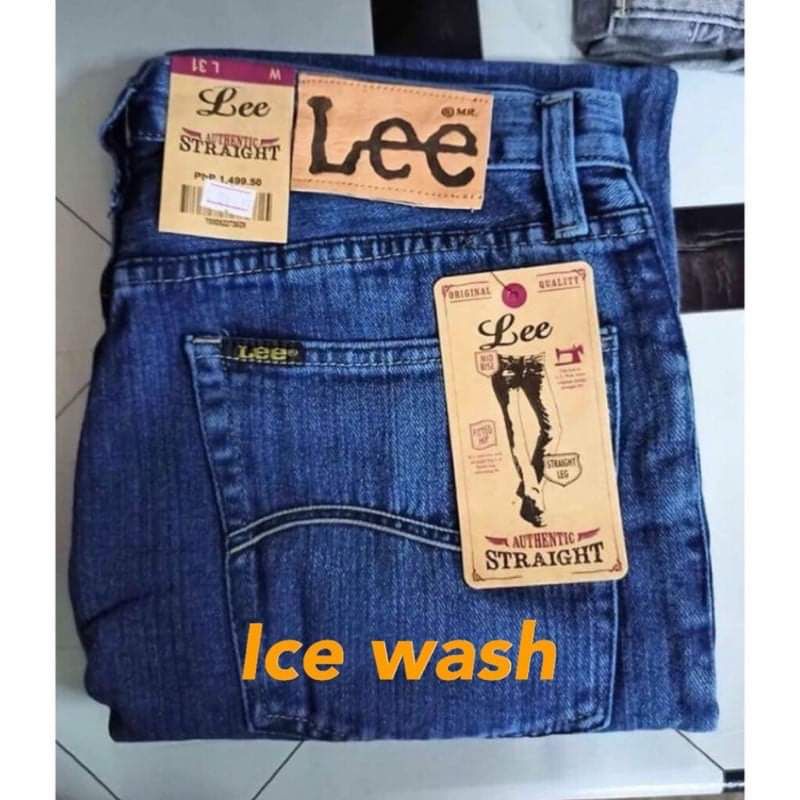 STRAIGHT CUT LEE PANTS FOR MEN. | Lazada PH