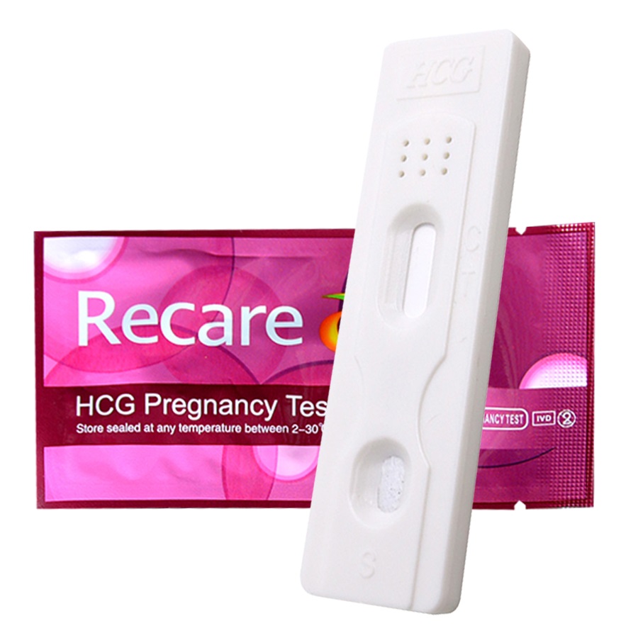 Recare Hcg Pregnancy Test Kit One Step At Home Easy To Use Rapid Urine Cassette 996 7683