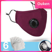 Ouken Unisex Anti-fog Face cover Reuseable Anti Dust Face cover Cycling Washable Ergonomic Design Travel Mouth Face cover