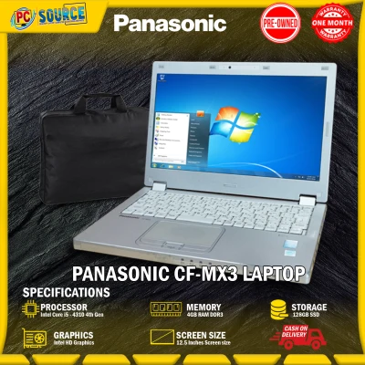 Panasonic - Laptop MX3 Intel Core i5 4th Gen - 4GB RAM - 128GB SSD | Free Laptop bag, charger | We also have i7, i5, i3, 2nd gen, 3rd gen, 4th gen, 5th gen, 6th gen Laptop | PCSOURCE