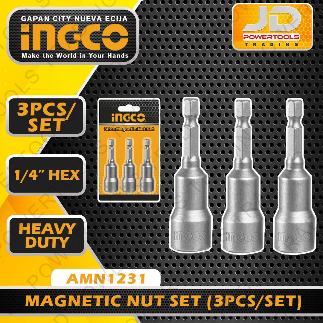 Ingco AMN1231 3pcs Nut Setter Set Lazada PH
