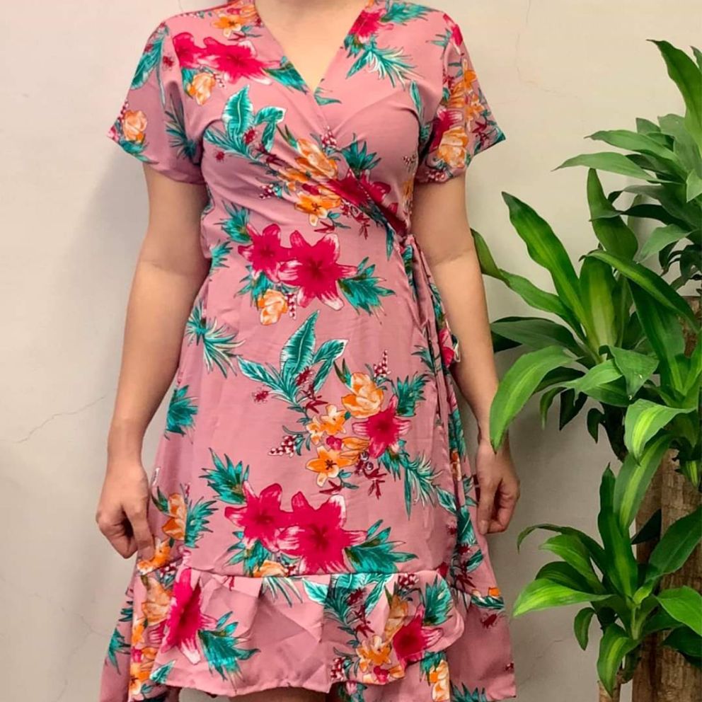 lazada wrap dress