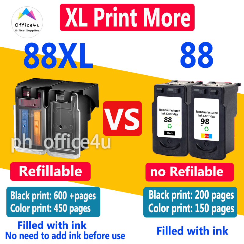 canon ink cartridge pg 88 and cl 98 price