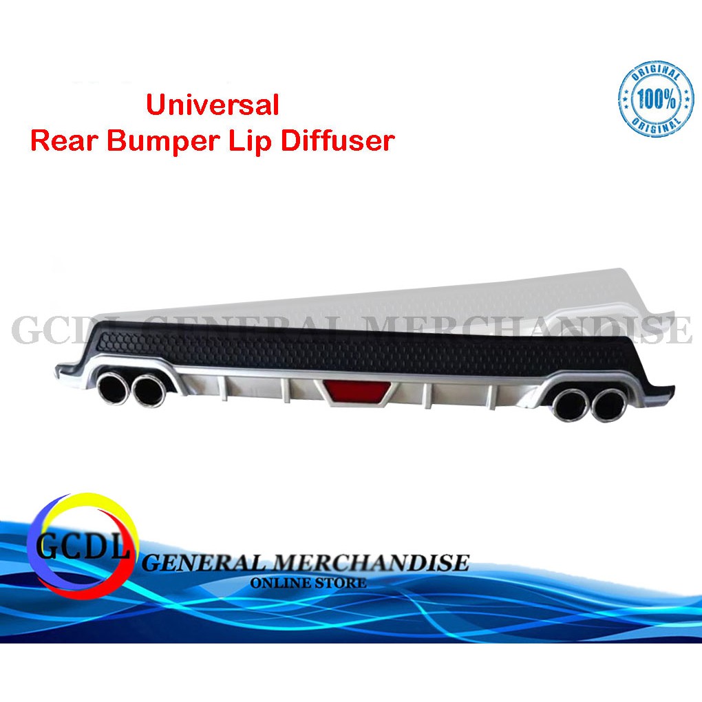 Universal Rear Bumper Lip diffuser♦ | Lazada PH