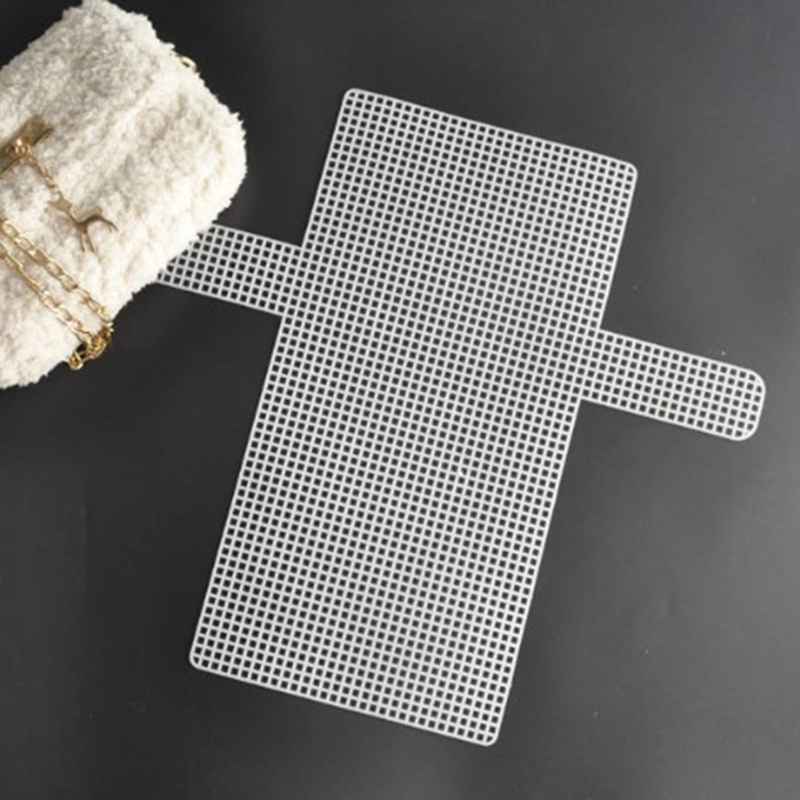 Cross Stitch Plastic Mesh Sheet For 3D Woven Bag