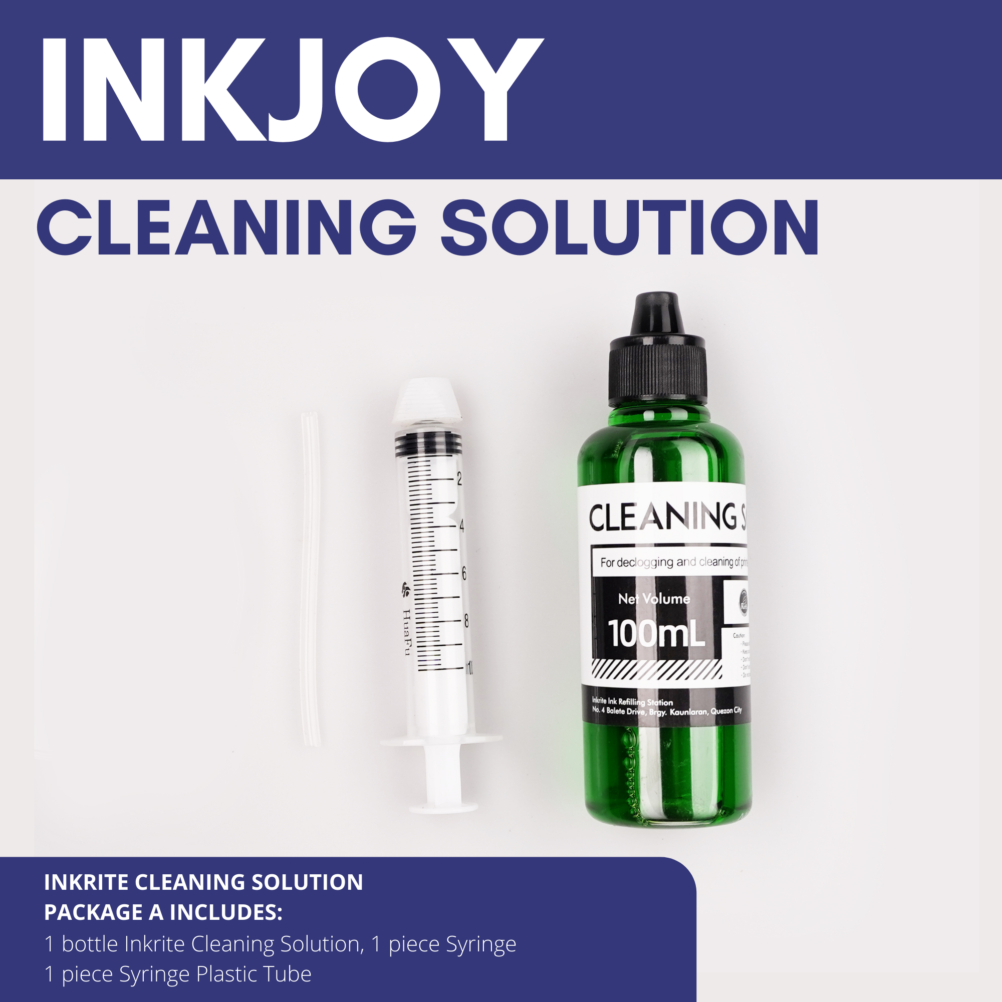 Inkjoy Printer Head Cleaning Solution for Inkjet Printers, 100 ML ...