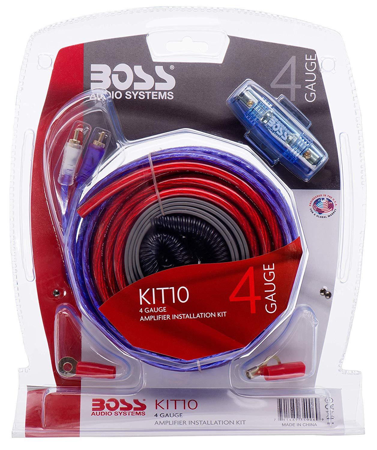 BOSS Audio KIT10 4 Gauge Amplifier 