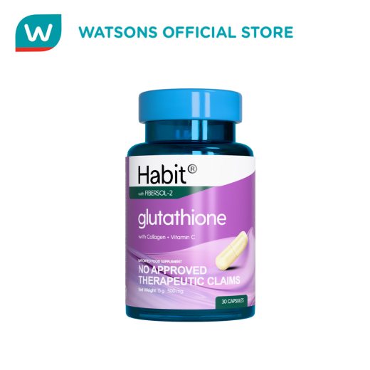 glutathione with collagen and vitamin c capsule HABIT Glutathione with Collagen + Vitamin C 30 capsules (Skin brightening)