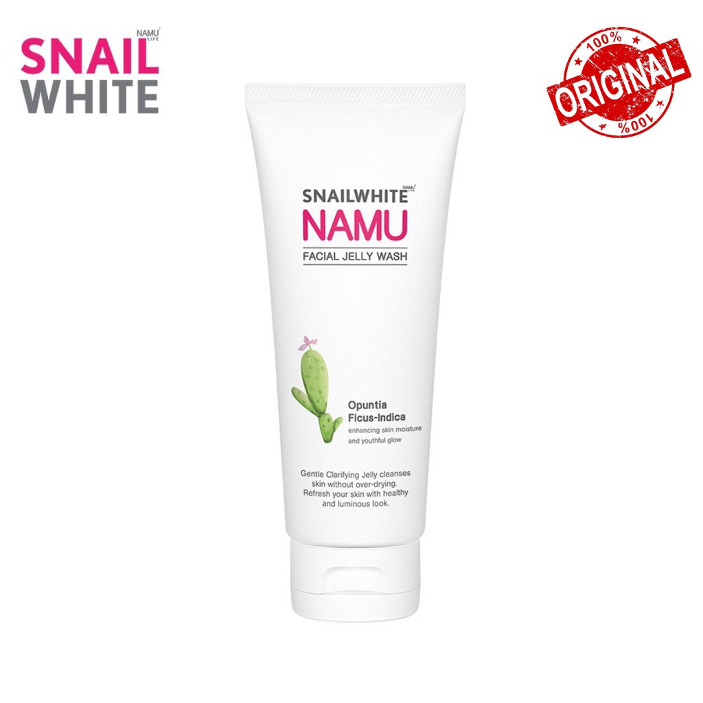 snail white facial wash