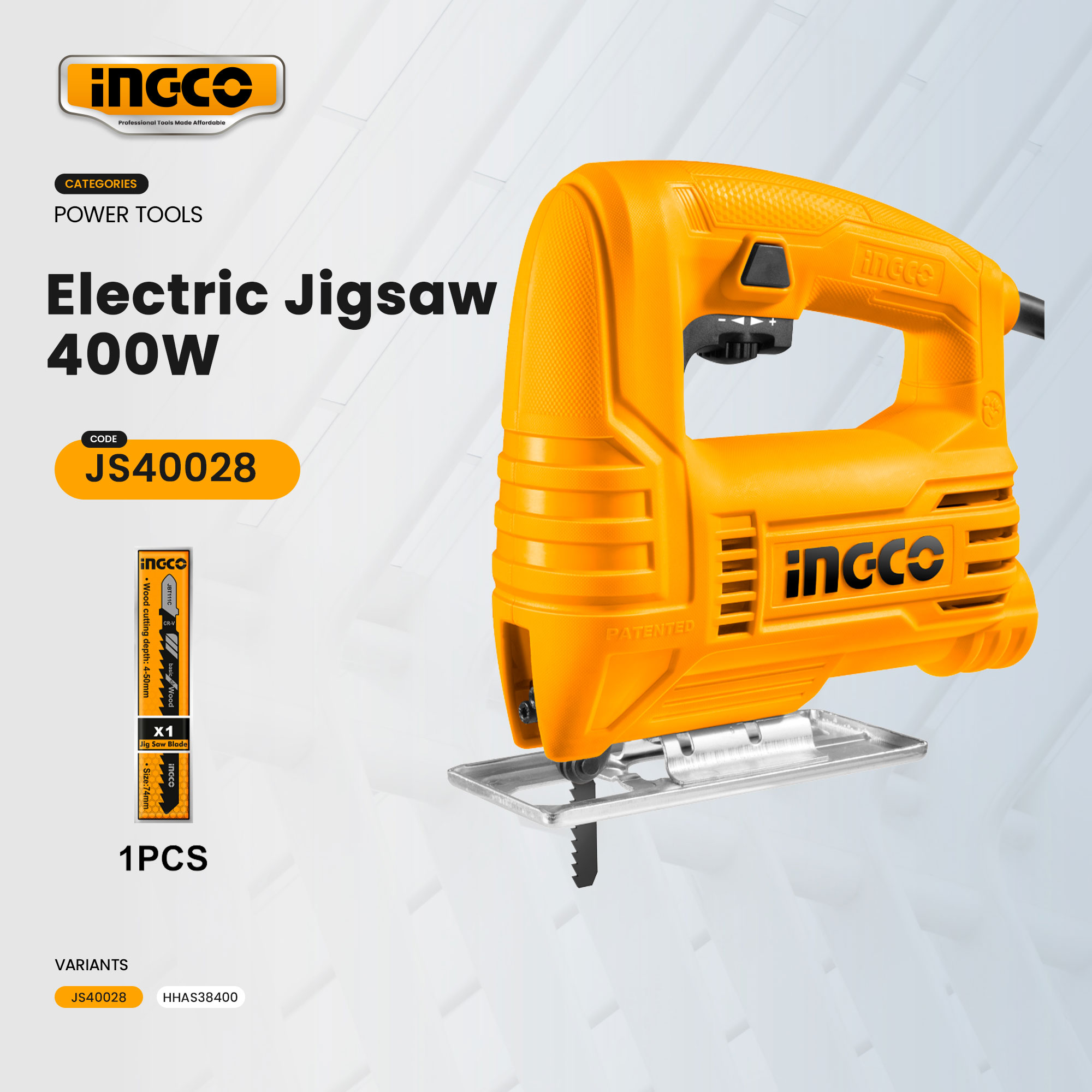 Ingco on sale jigsaw 400w