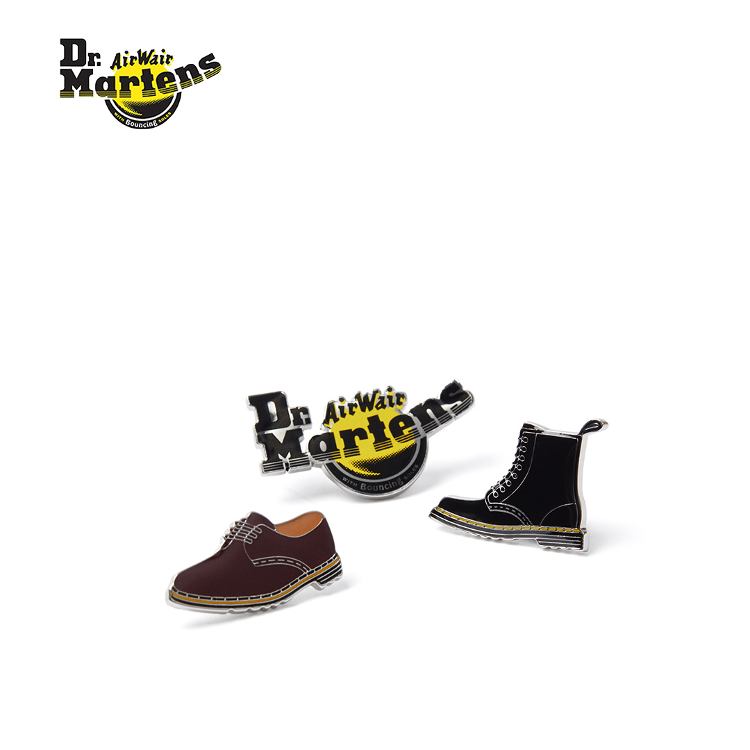 Dr. Martens Core Pin Badge - 3 Pack 