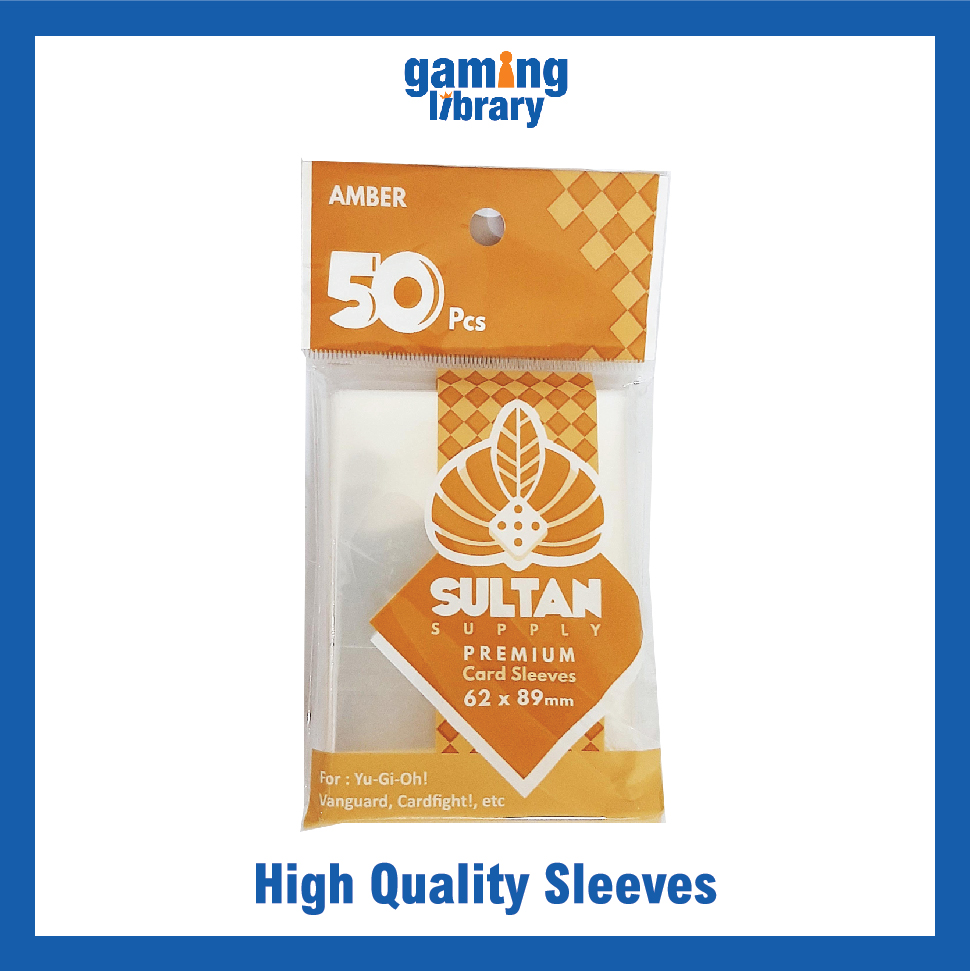 Sultan Supply Premium Card Sleeves: 59 x 86 Amber 59mm x 86mm 100 Micron  Thick Clear Sleeves Acid-Free Pvc-Free Card Protection Board Game Card Game  Kpop Ppop Collection - Lazada | Lazada PH