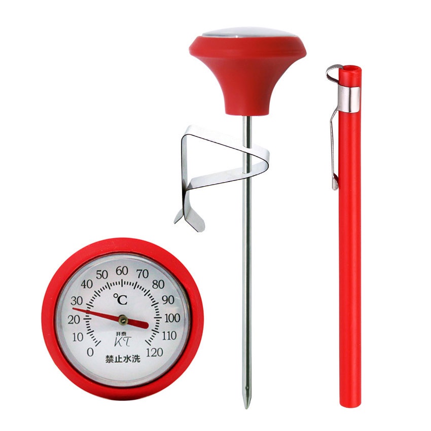 【SuperSales】Milk Thermometer Clamp Food Meat Temperature Stand Up Dial