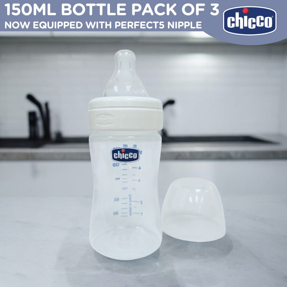 Chicco Well-Being Feeding Bottle for Baby Bottle Set Pack of