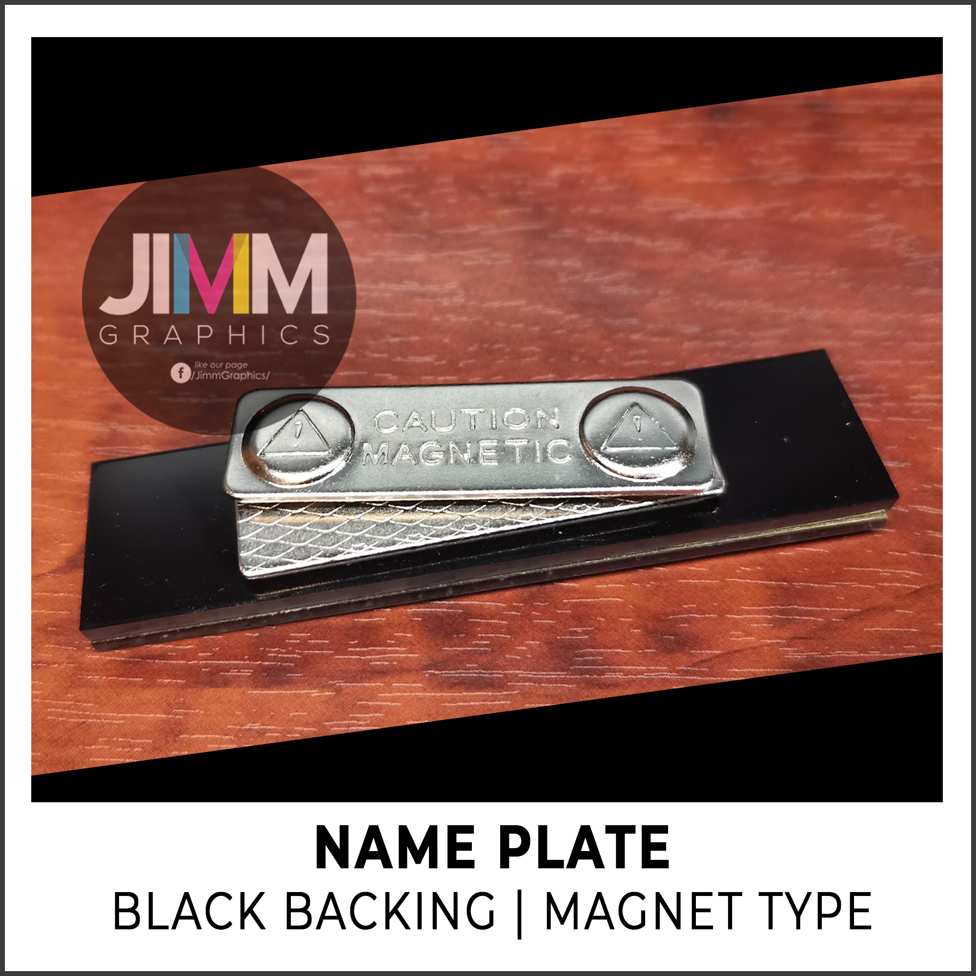 Custom Acrylic Name Plate PIN/Magnetic | Lazada PH