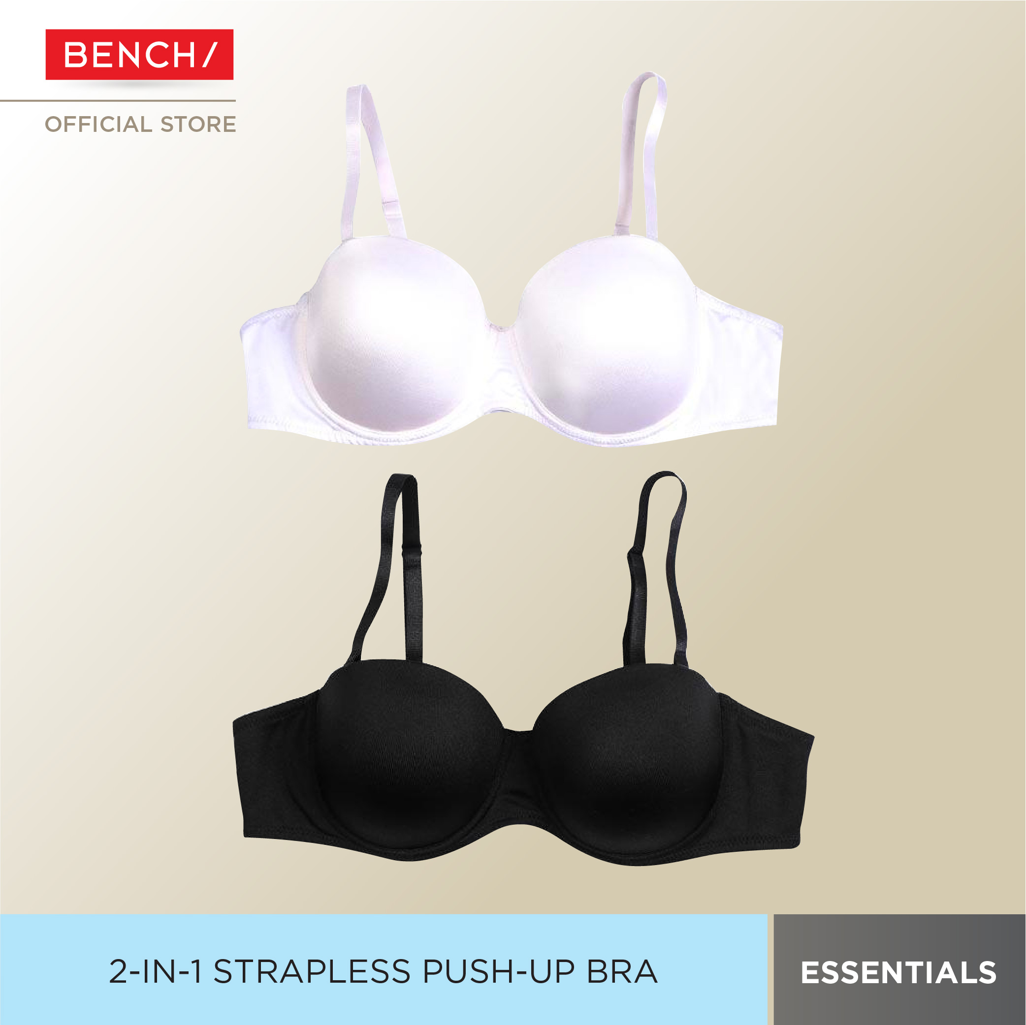 BENCH 2 in 1 strapless bra, Women's Fashion, Undergarments & Loungewear on  Carousell