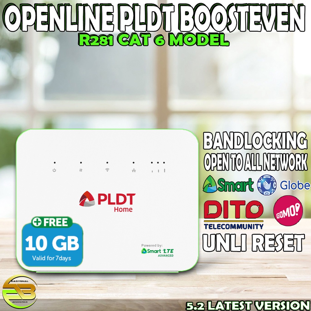 R281 Pldt Router libreng pagpapadala PLDT R281 HOME Prepaid WIFI BOOSTEVEN CAT 6 ...