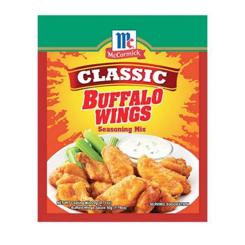 Mc Cormick Classic Buffalo Wings Seasoning Mix 70grams per pack to