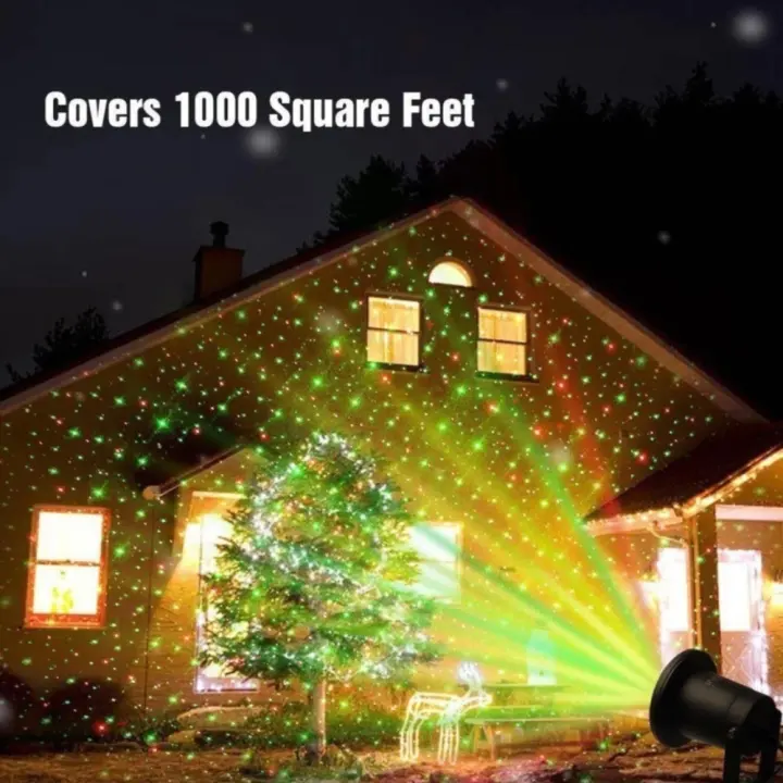 Outdoor Star Projector Laser Light Garden Christmas Decor Lights