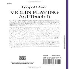 Violin Playing As I Teach It Dover Books On Music - 