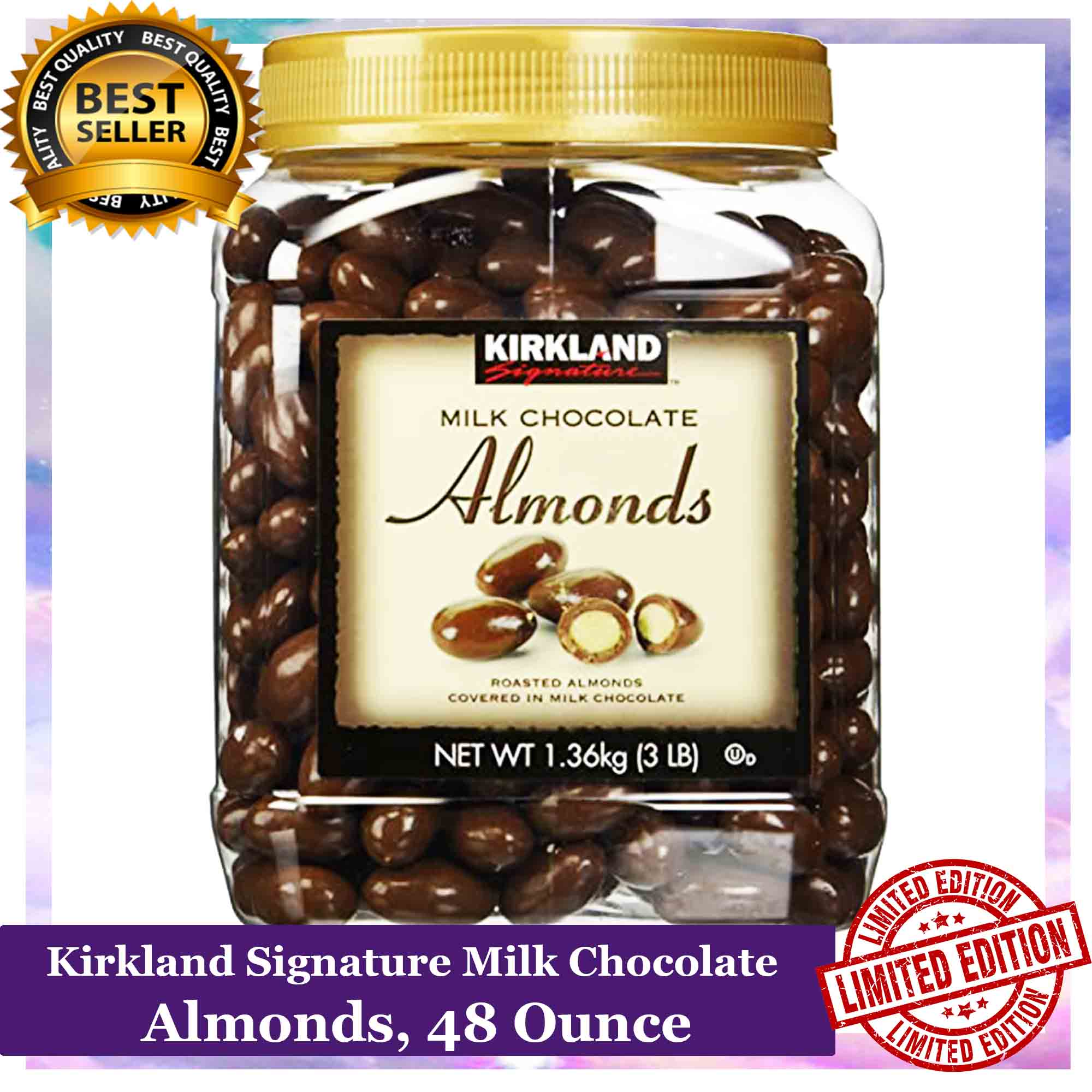 Kirkland Signature Milk Chocolate Roasted Almonds, 48 Ounce Lazada PH